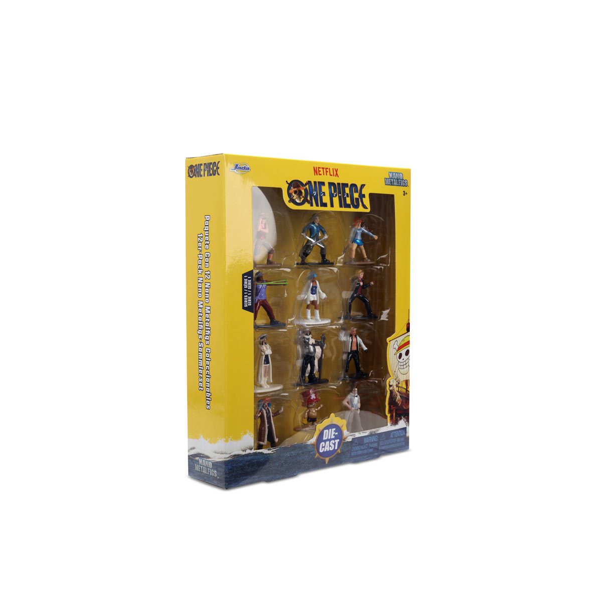 One Piece Wave 1 Nano MetalFigs Die-Cast Metal Mini-Figure 12-Pack
