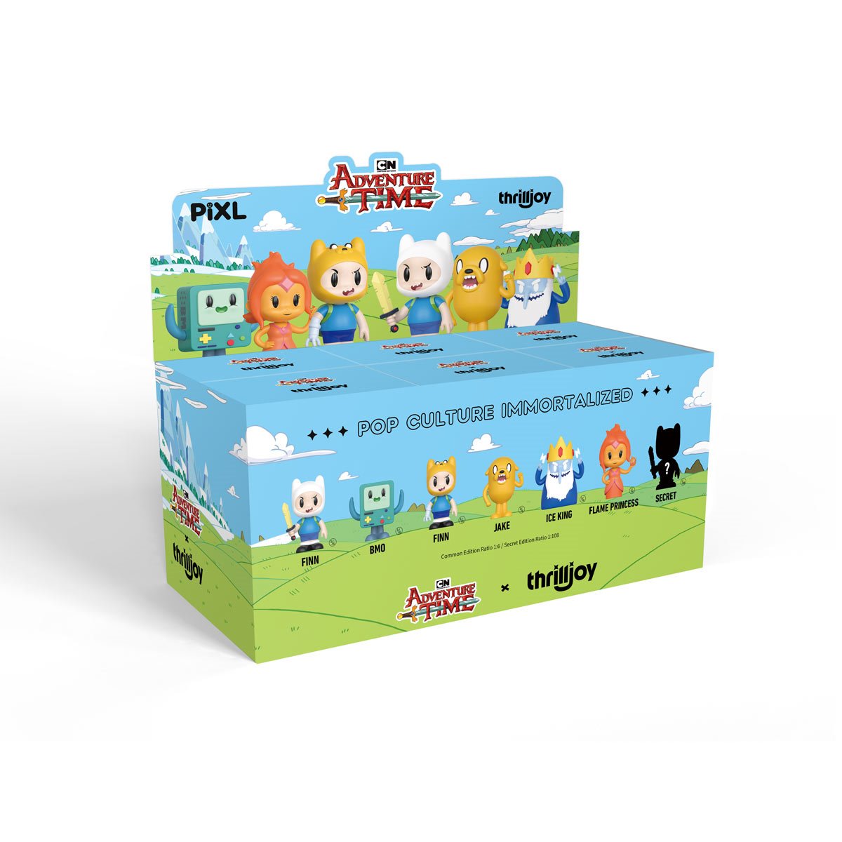 Adventure Time Blind Box PIXL Mini-Figure Display Case of 6
