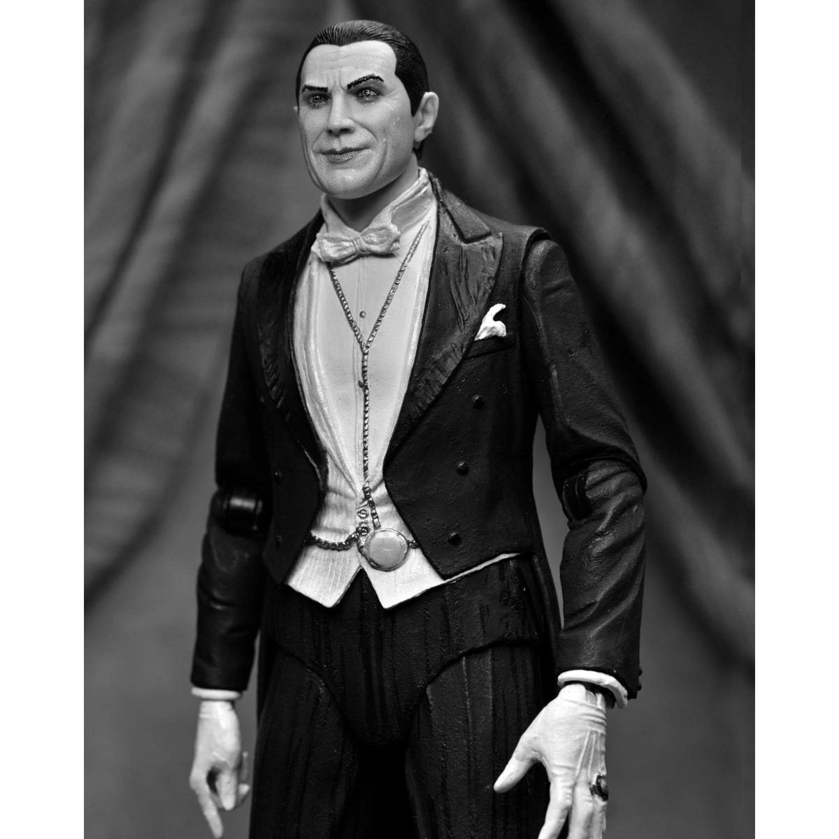 Universal Monsters Ultimate Dracula Carfax Abbey Black and White Version 7-Inch Scale Action Figure