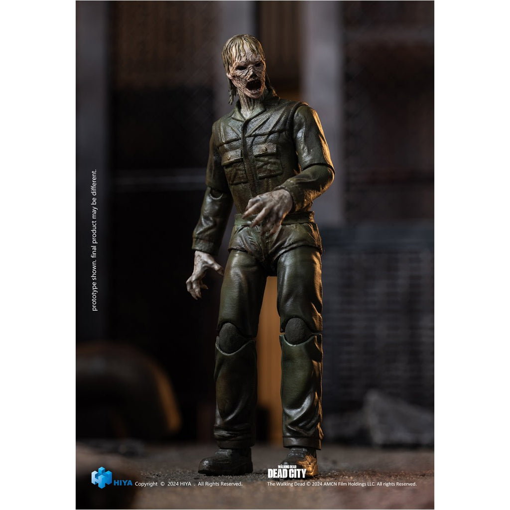 The Walking Dead: Daryl Dixon Dark Eyes Walker Exquisite Mini Series 1:18 Scale Action Figure