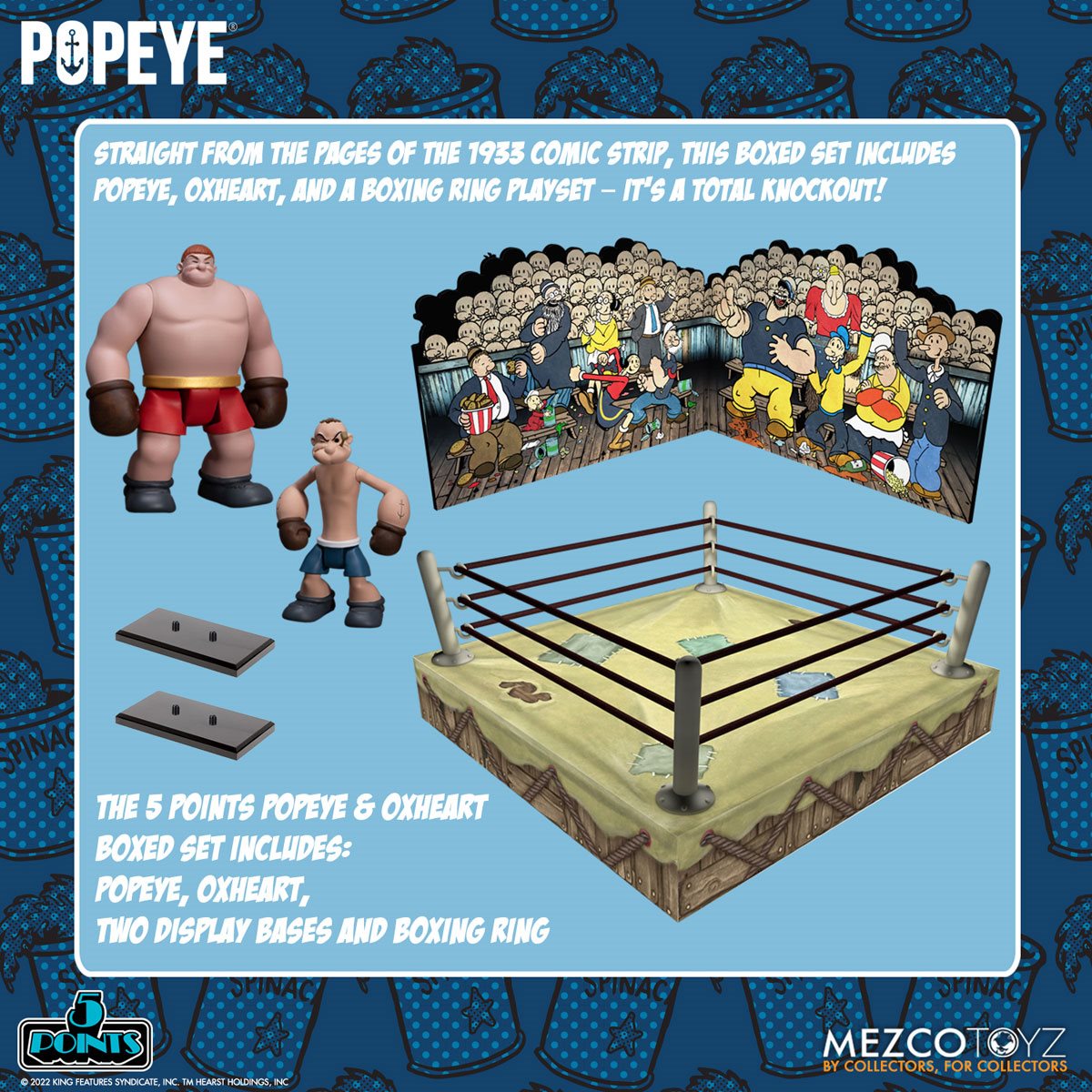 Popeye 5 Points Popeye and Oxheart Boxed Set