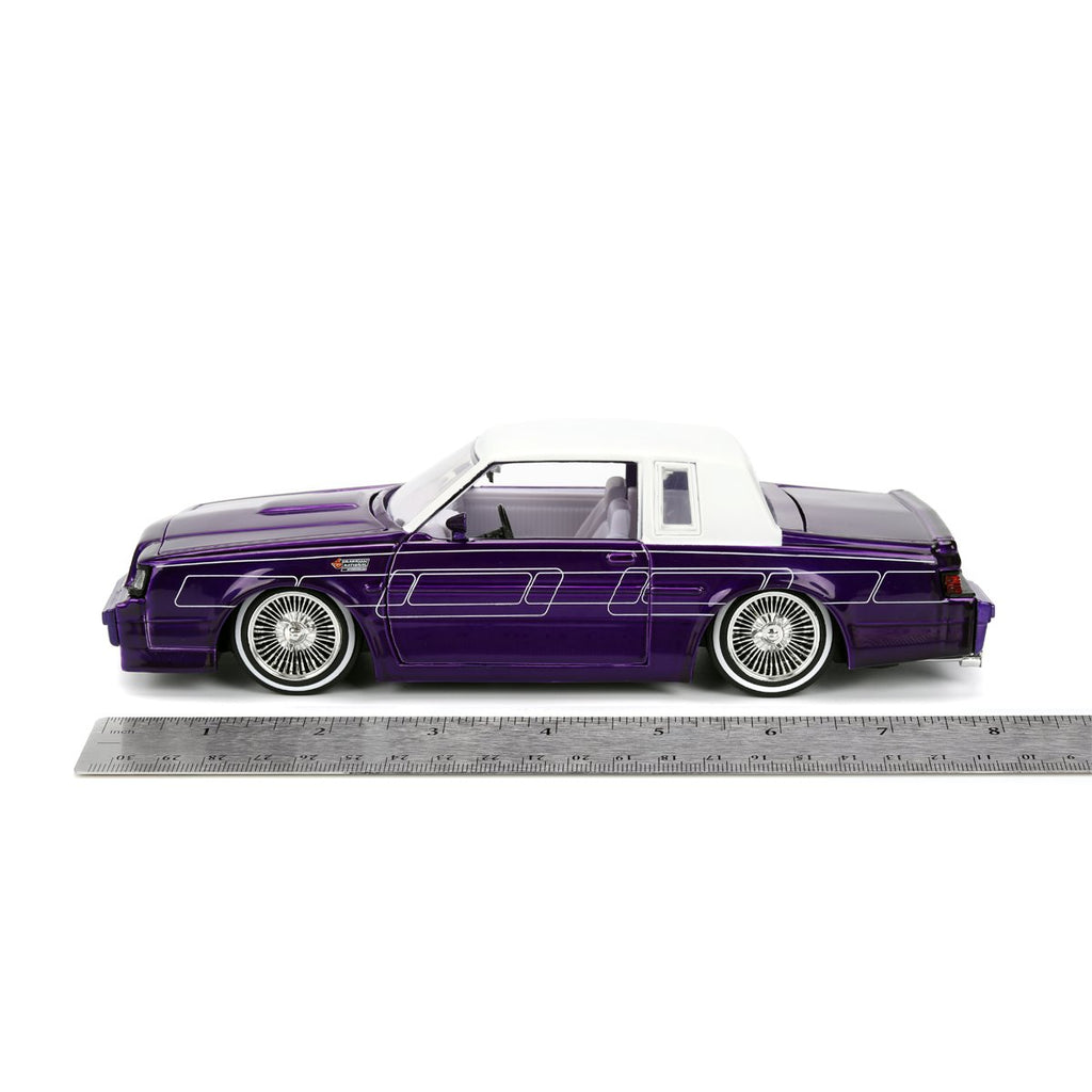 Bigtime Muscle 1987 Buick Grand National Candy Purple 1:24 Scale Die-Cast Metal Vehicle