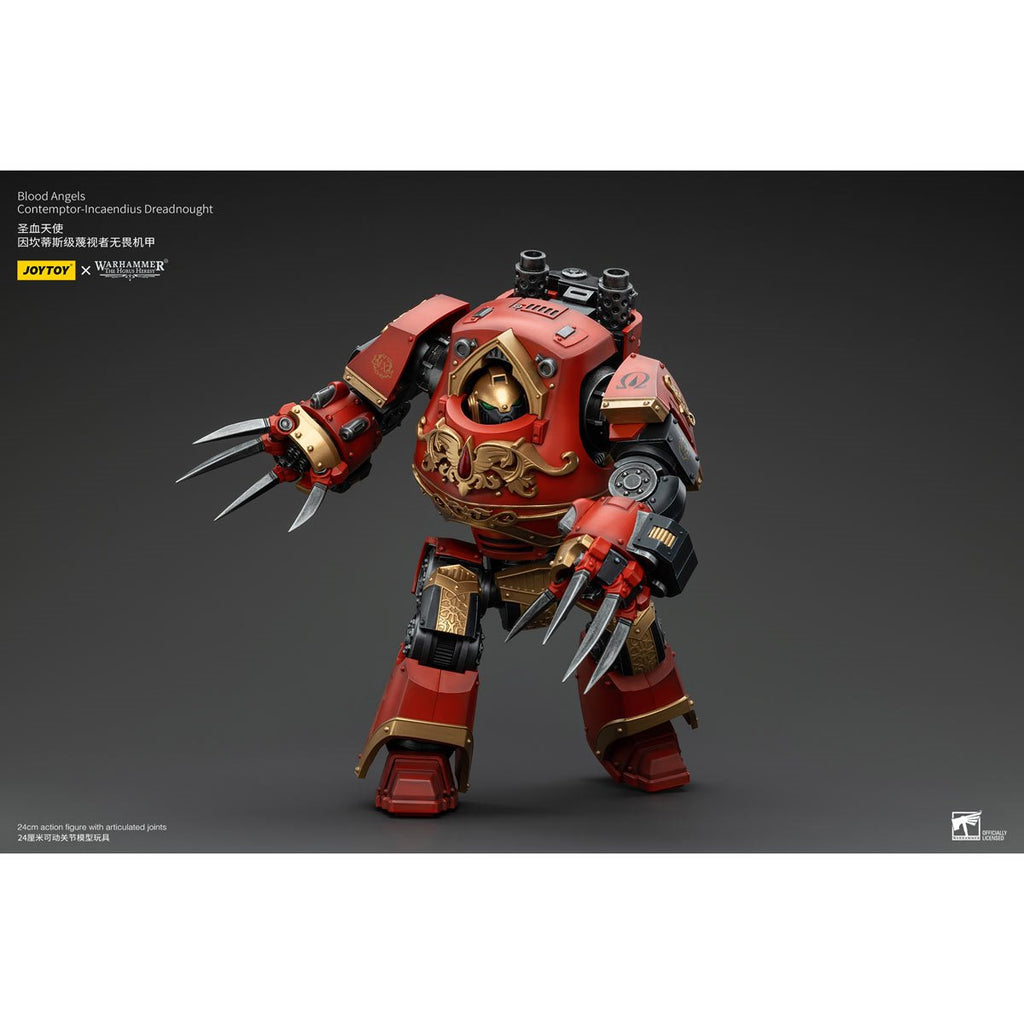 Joy Toy Warhammer The Horus Heresy Blood Angels Contemptor Incaendius Dreadnought 1:18 Scale Action Figure
