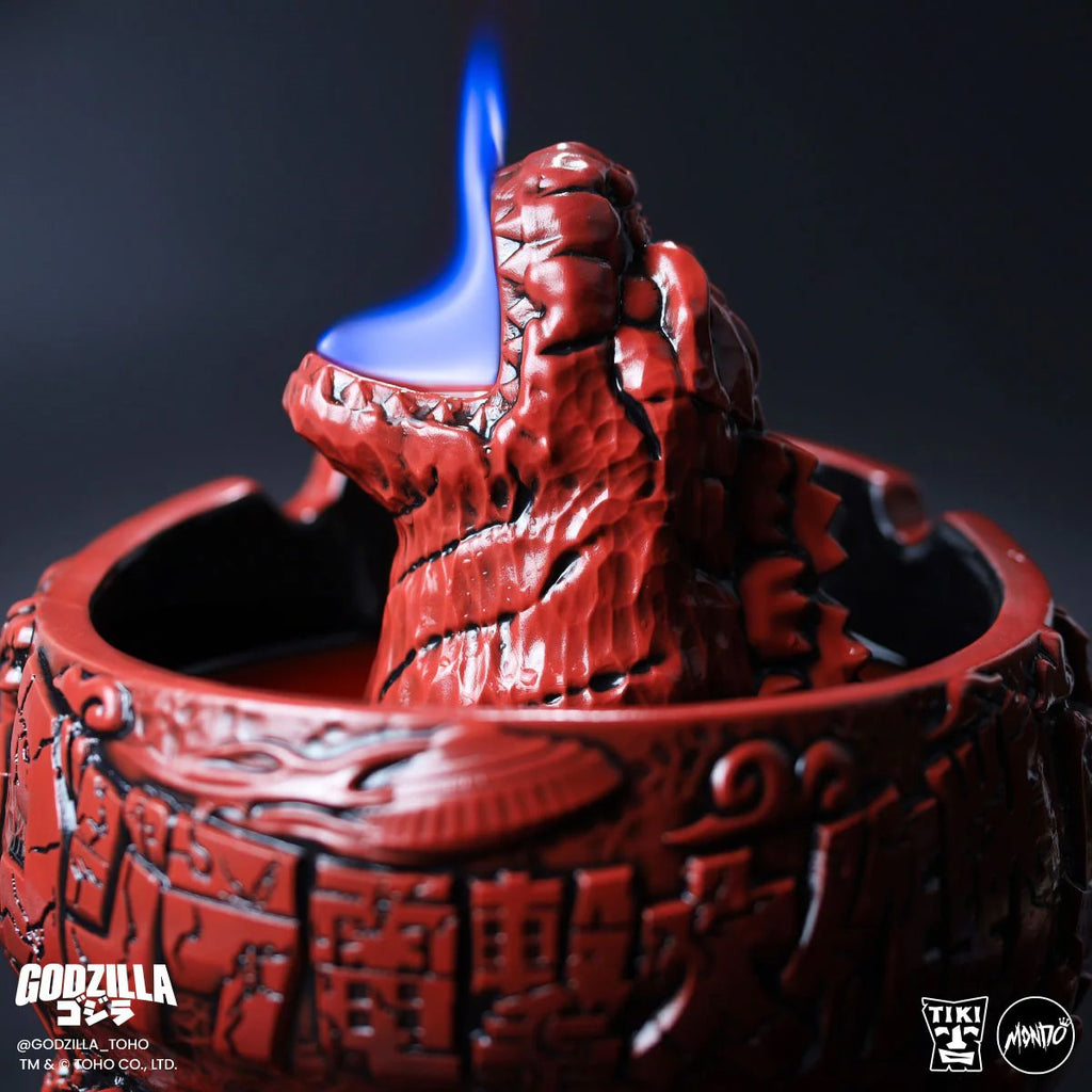 Destroy All Monsters Godzilla Fire Dragon Variant Limited Edition Tiki Scorpion Bowl