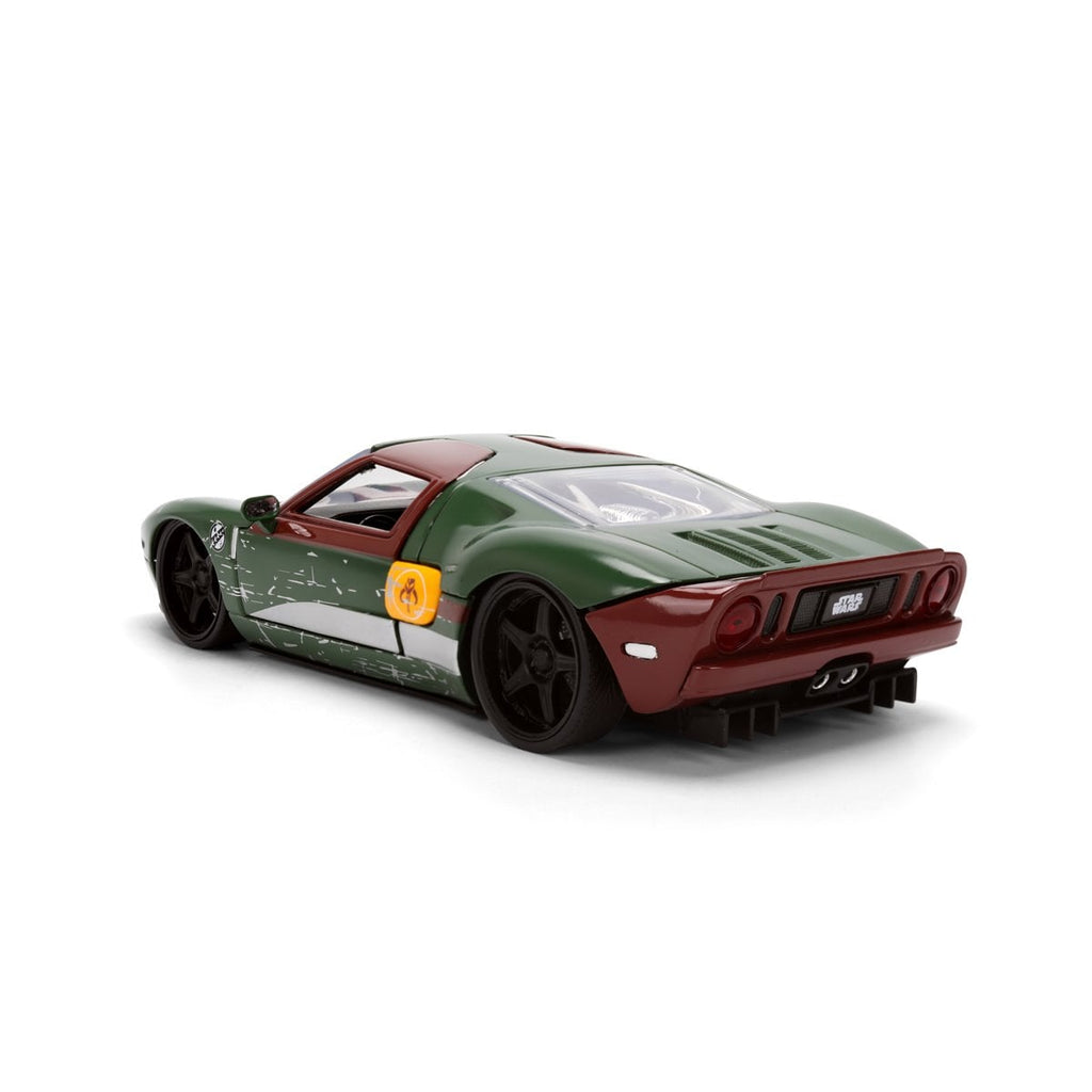 Hollywood Rides Star Wars 2005 Ford GT 1:24 Scale Die-Cast Metal Vehicle with Boba Fett Figure