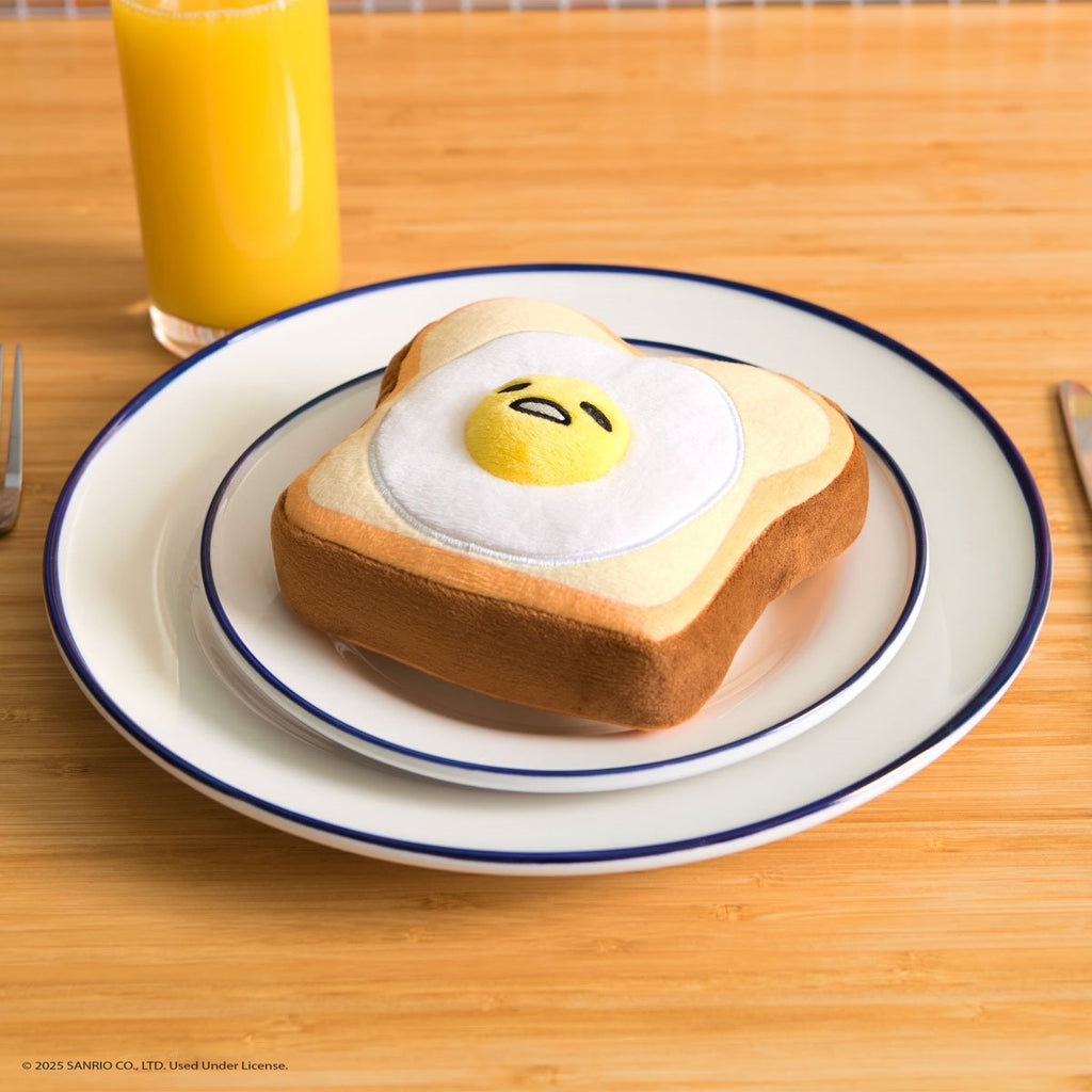 Sanrio Gudetama Egg Toast 5-Inch Plush