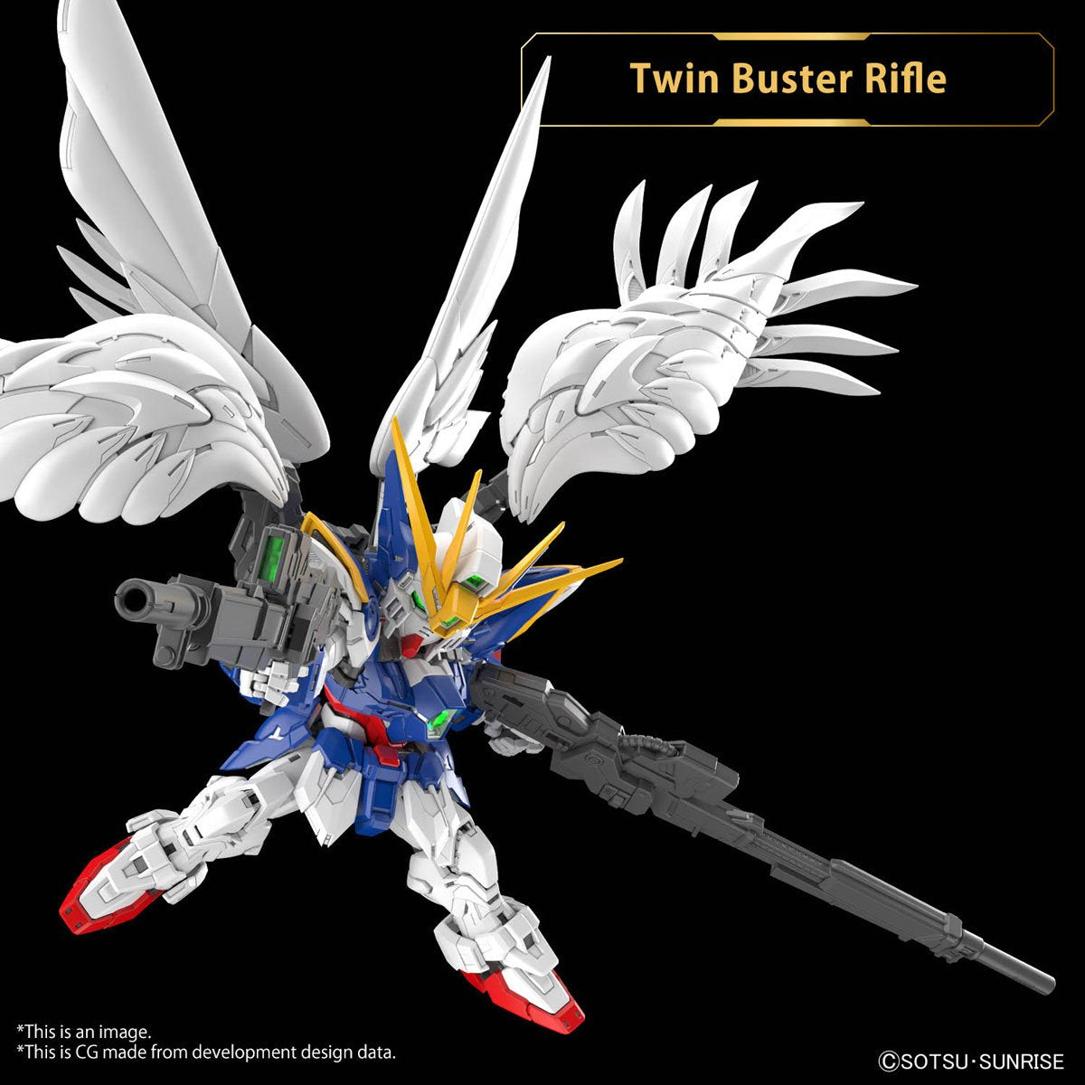 Mobile Suit Gundam Wing: Endless Waltz Wing Gundam Zero EW Master Grade SD MGSD Model Kit