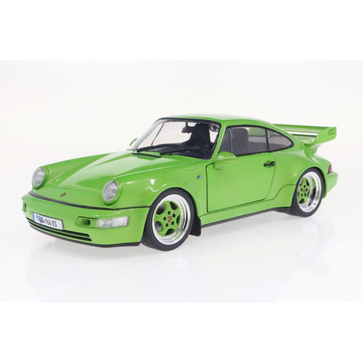 1990 Porsche 911 964 Carrera RS 3.8 Green Metallic 1:18 Scale Die-Cast Metal Vehicle