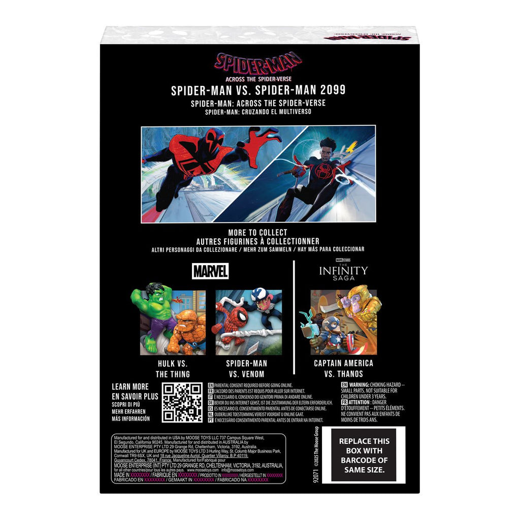 Marvel Spider-Man Vs Spider-Man 2099 Fandrop Figure Diorama