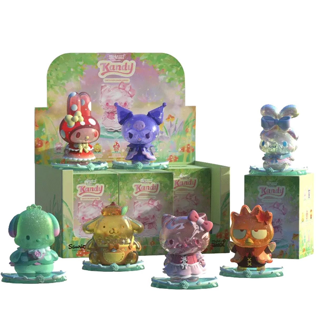 Kandy: Sanrio Earth Explorer Series Mini-Figure Display Tray of 6