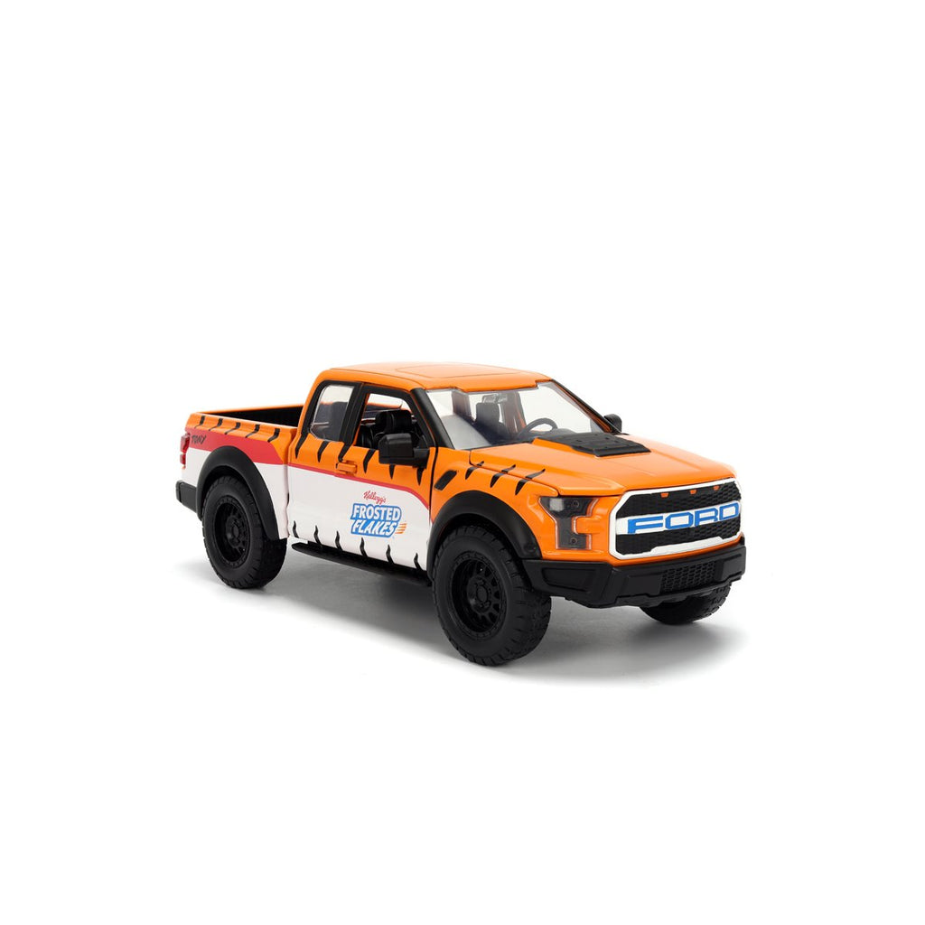 Hollywood Rides Kellogg's 2017 Ford F-150 Raptor 1:24 Scale Die-Cast Metal Vehicle with Tony the Tiger Figure