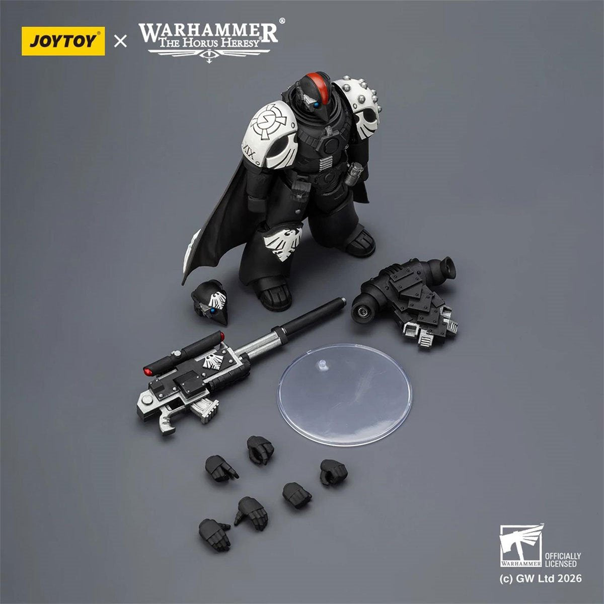 Joy Toy Warhammer The Horus Heresy Raven Guard Mor Deythan Shade with Nemesis Bolt Rifle 1:18 Scale Action Figure