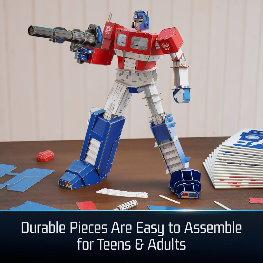 Transformers 4D Build Optimus Prime 3D Puzzle Model Kit with LED Lights
