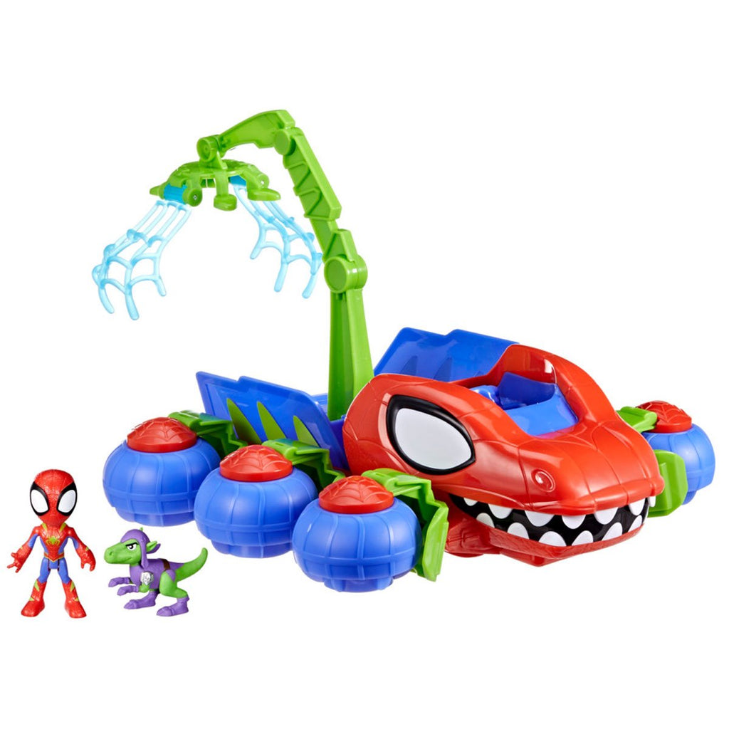 Spidey and His Amazing Friends Dino-Webs Crawler Toy Car Playset