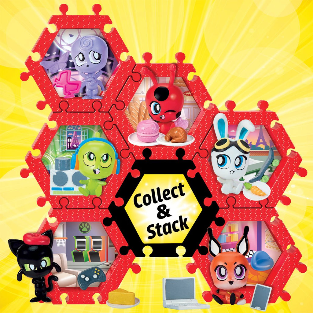 Miraculous Ladybug Miracle Stack Shack Surprise Mini-Figure Case of 16