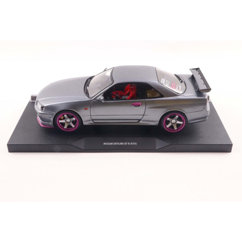 1999 Nissan Skyline GT-R R34 1:18 Scale Die-Cast Metal Vehicle