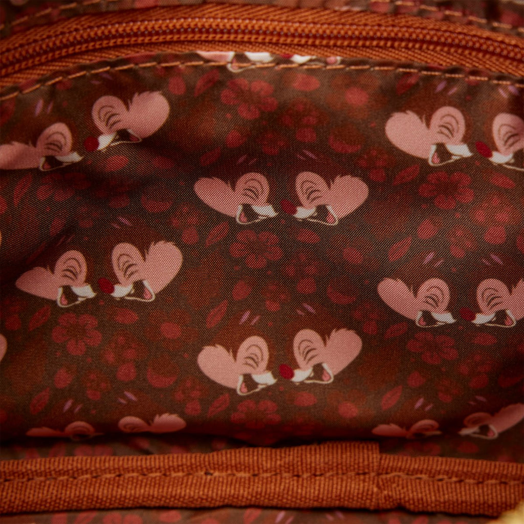 Chip 'n' Dale Corduroy Sling Crossbody Bag with Coin Bag