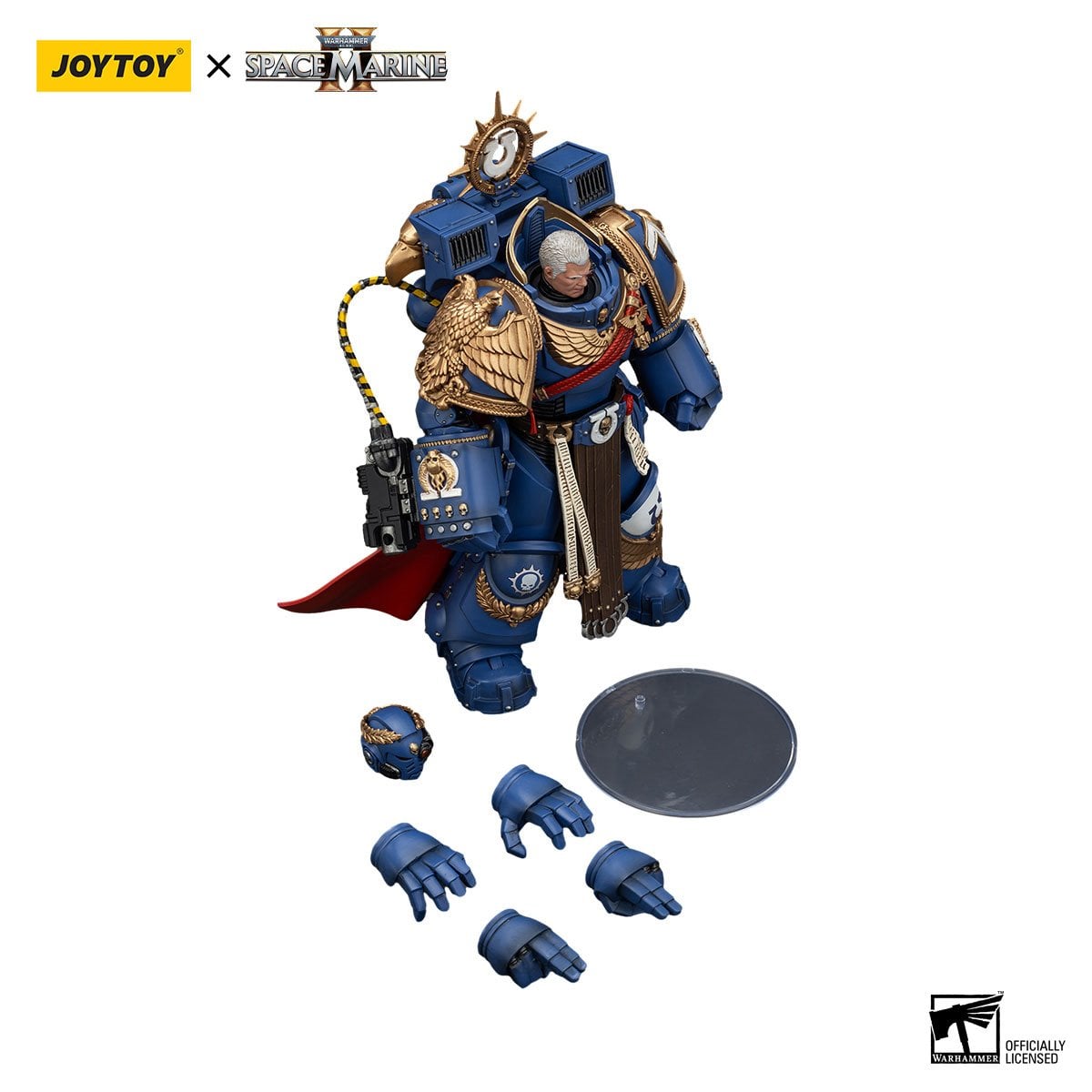 Joy Toy Warhammer Space Marine Ultramarines Marneus Calgar Chapter Master Version 2 1:18 Scale Action Figure