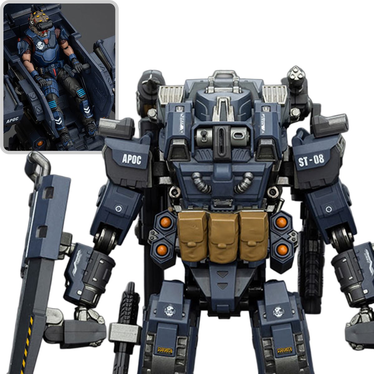 Joy Toy Dark Source APOC Storm Lucis Fire Support Type Mech 1:25 Scale Action Figure