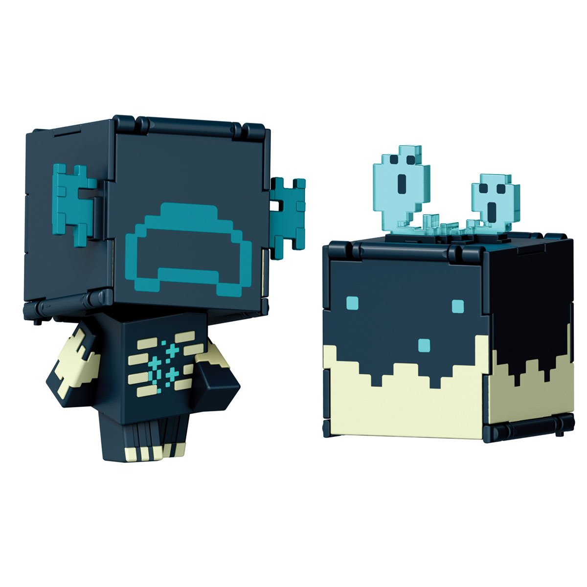Minecraft Skulk Catalyst/Warden Flippin' Figs Action Figure