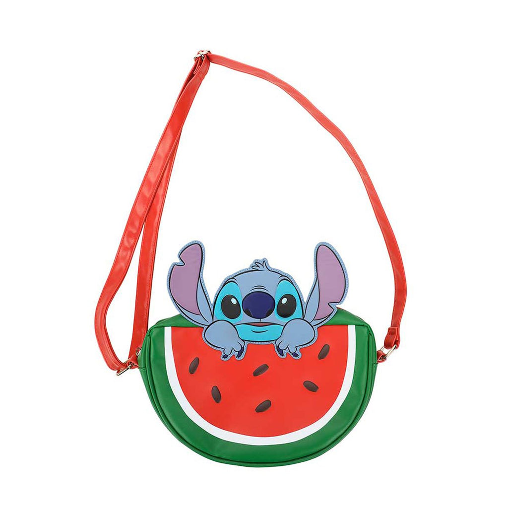 Lilo and Stitch Stitch 3D Watermelon Shaped Crossbody Bag