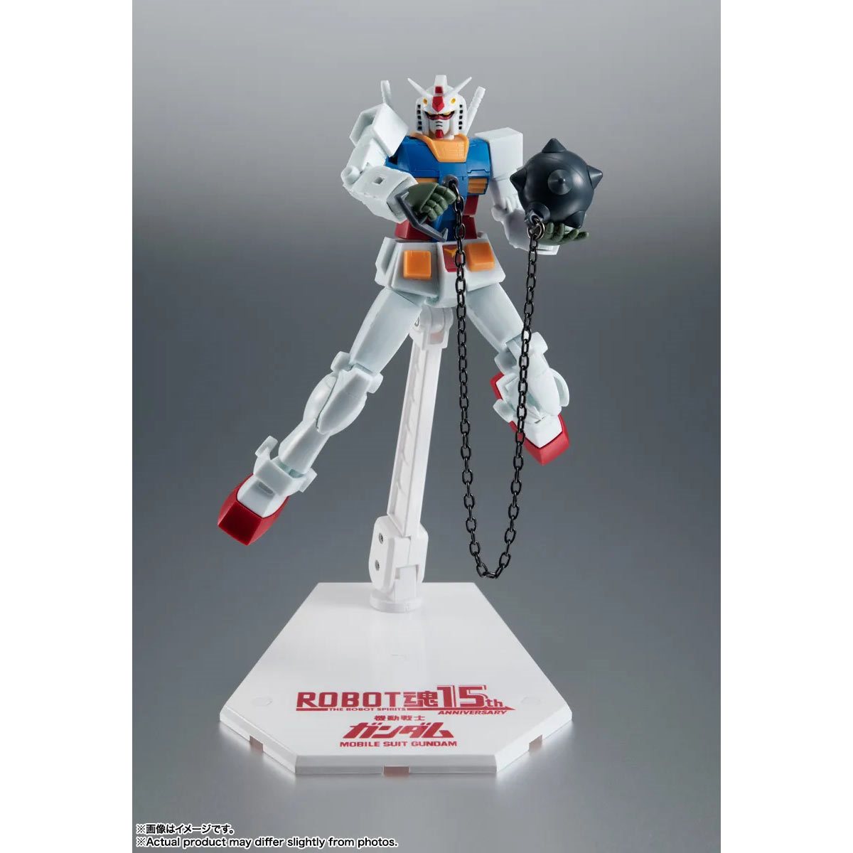 Mobile Suit Gundam Side MS RX-78-2 Gundam Version A.N.I.M.E. Robot Spirits 15th Anniversary Action Figure