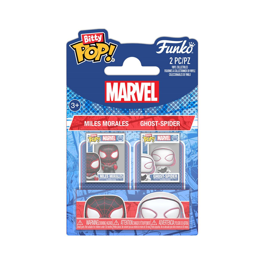 Spider-Man Miles Morales and Ghost-Spider Funko Bitty Pop! Mini-Figure 2-Pack