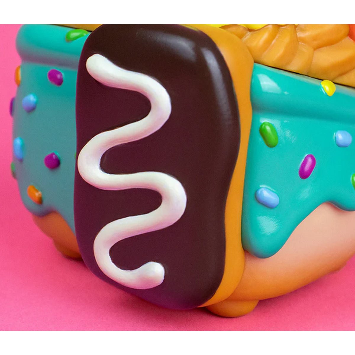 Donut Green Dumpster Fire Vinyl Figure