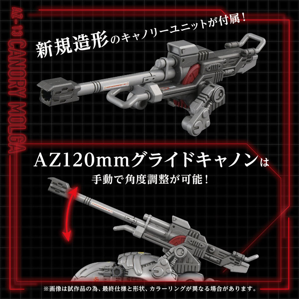 Zoids Advanced Zi AZ-13 Canory Molga 1:72 Scale Model Kit