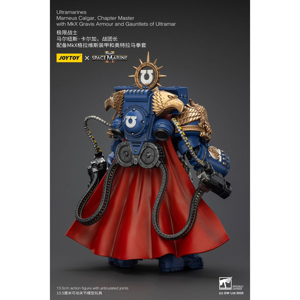 Joy Toy Warhammer Space Marine Ultramarines Marneus Calgar Chapter Master Version 2 1:18 Scale Action Figure