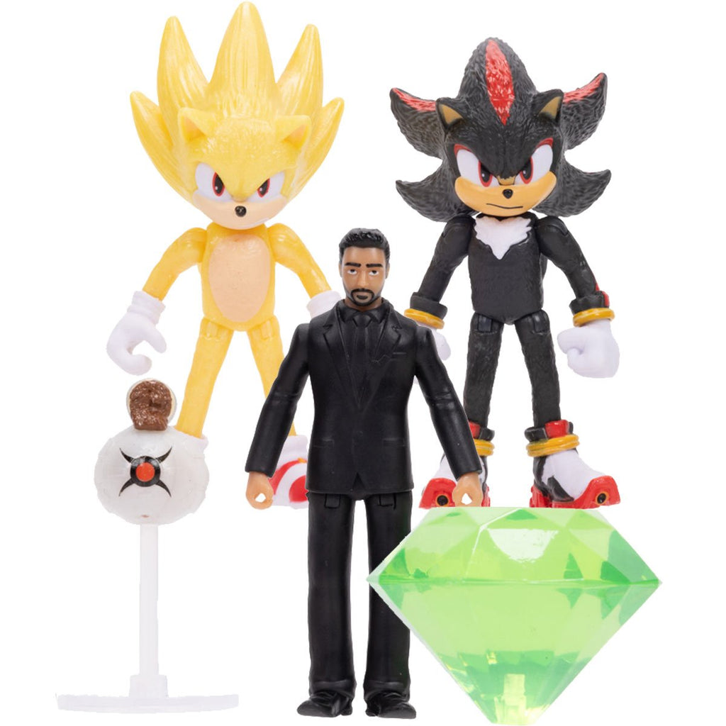 Sonic 3 Movie 2 1/2-Inch Wave 2 Mini-Figure Multi-Pack