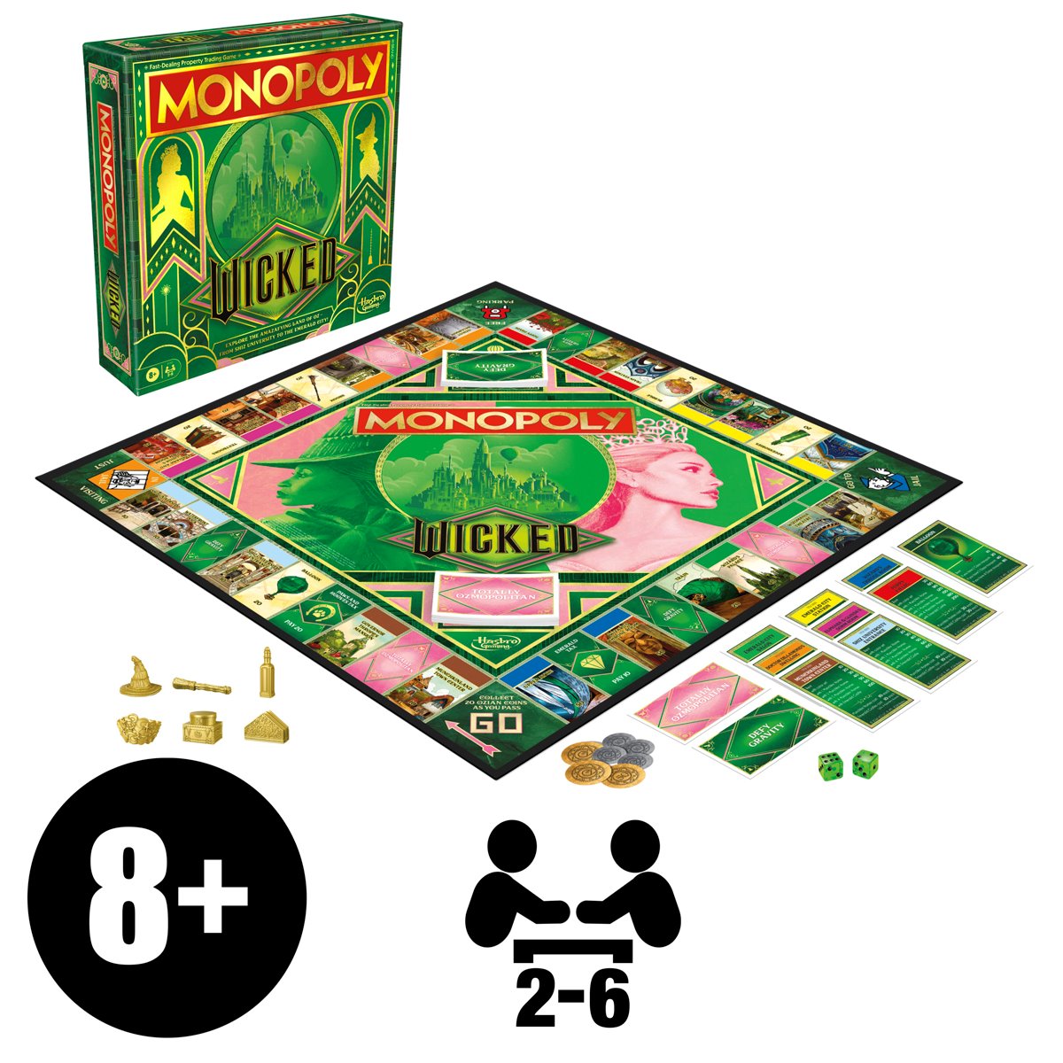 Wicked Edition Monopoly Board Game