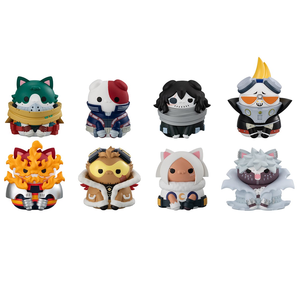 My Hero Academia Heroaca Cats Volume 1 Mega Cat Project Mini-Figure Case of 8
