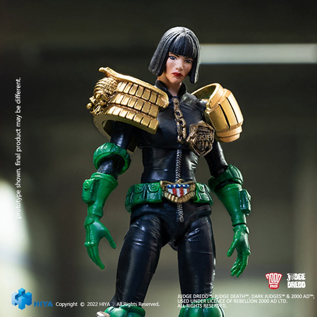 Judge Dredd Judge Hershey Exquisite Mini Series 1:18 Scale Action Figure