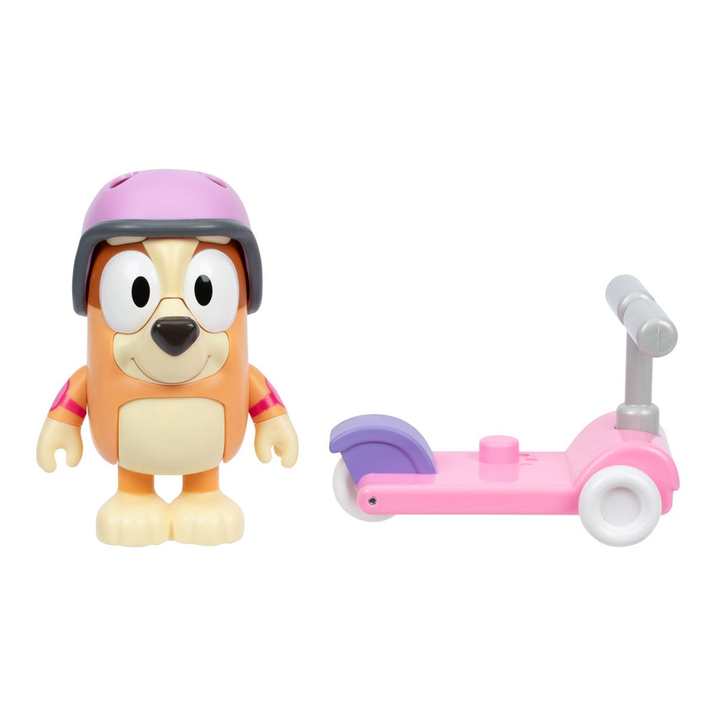 Bluey Chat Mates Bingo and Scooter Figure