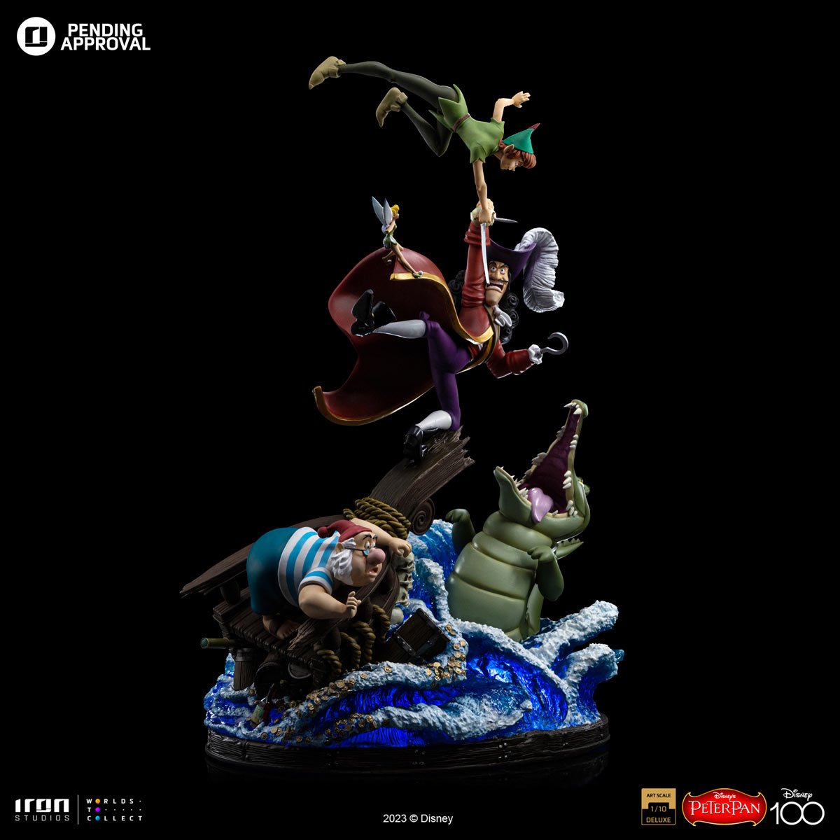 Peter Pan vs Hook Deluxe 1:10 Art Scale Limited Edition Statue