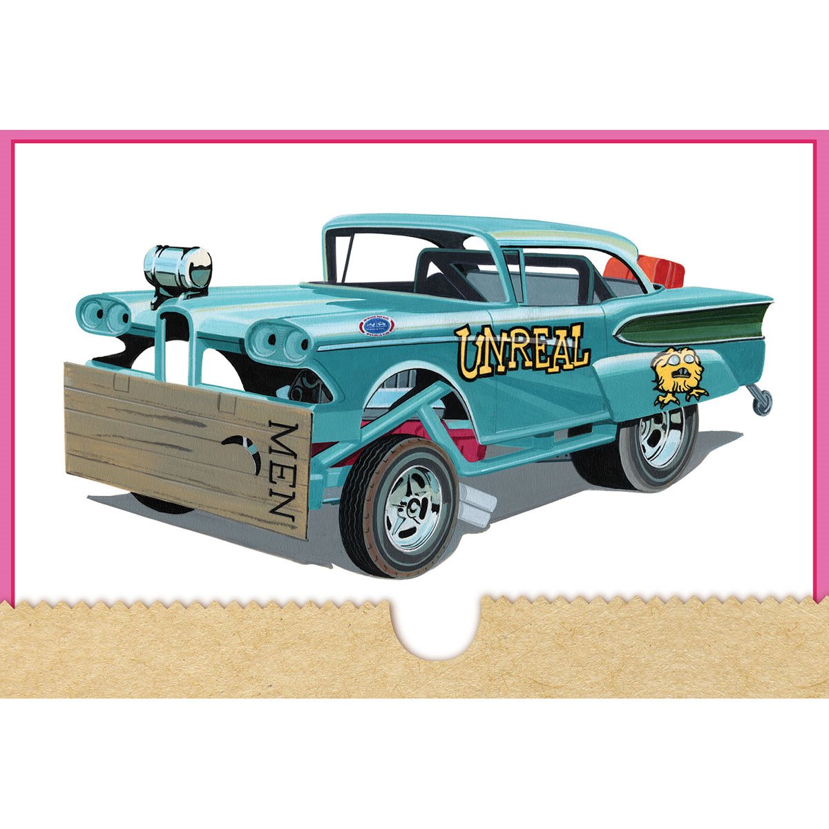Unreal 1958 Edsel AWB Funny Car 1:25 Scale Model Kit