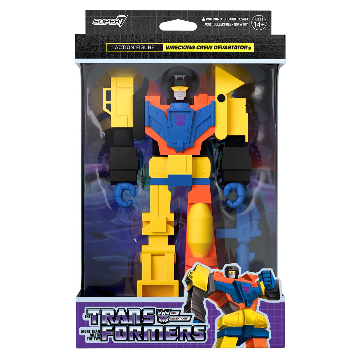 Transformers Wrecking Crew Devastator 3 3/4-Inch Scale ReAction Figure