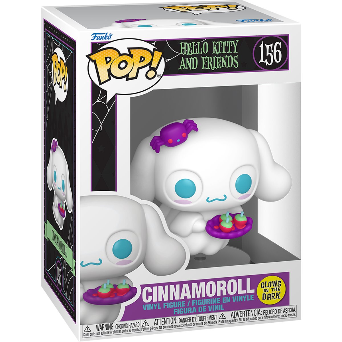 Hello Kitty and Friends Cinnamoroll Spooky Glow-in-the-Dark Funko Pop! Vinyl Figure #156