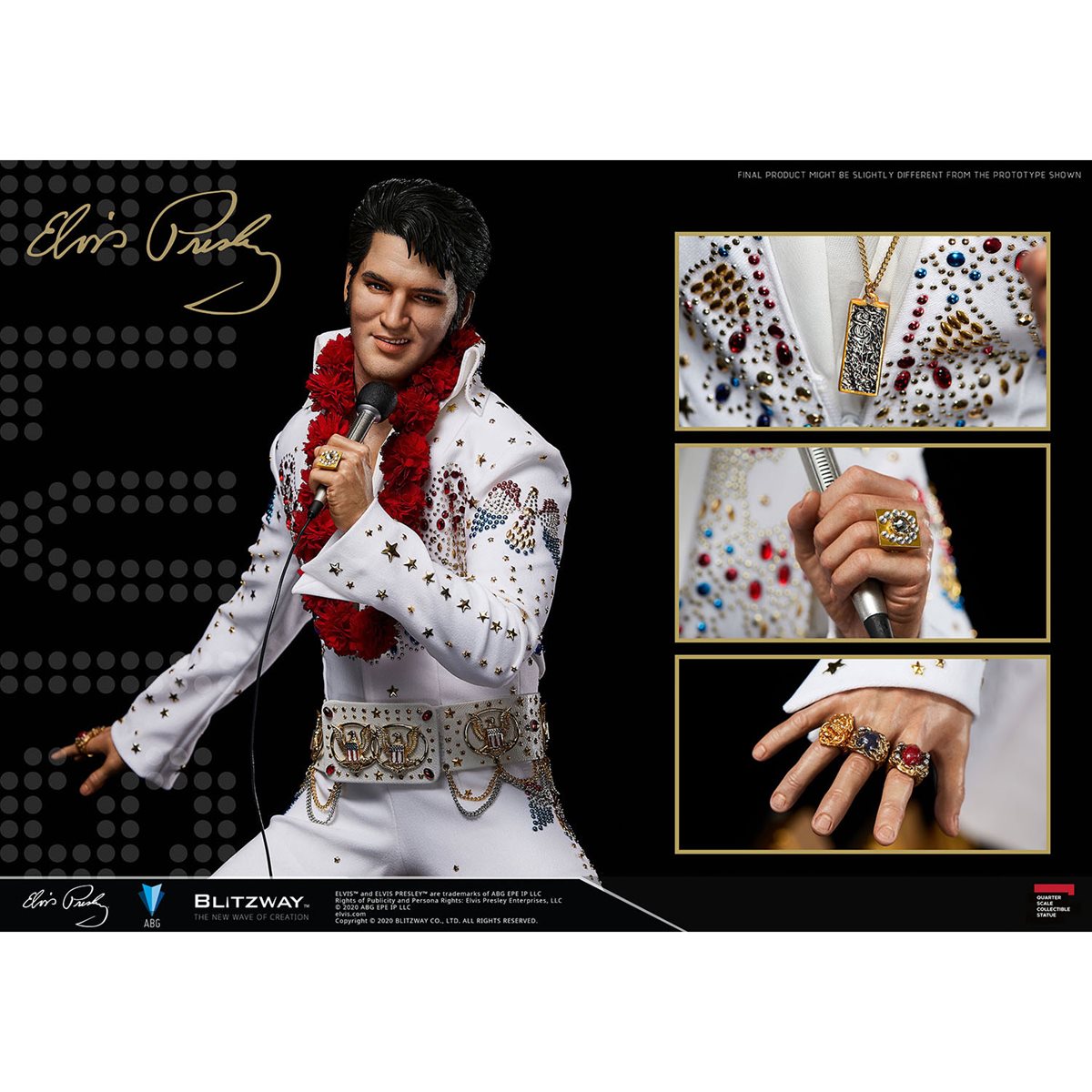 Elvis Presley Superb 1:4 Scale Statue