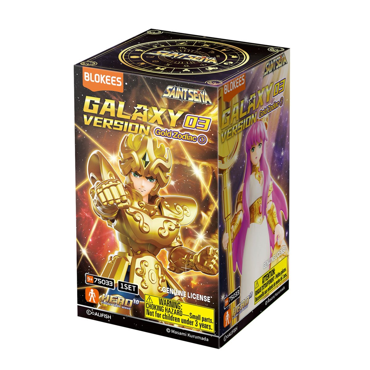 Saint Seiya Galaxy Version 3 Gold Zodiac GV03 Blokees Blind Box Model Kit Case of 9