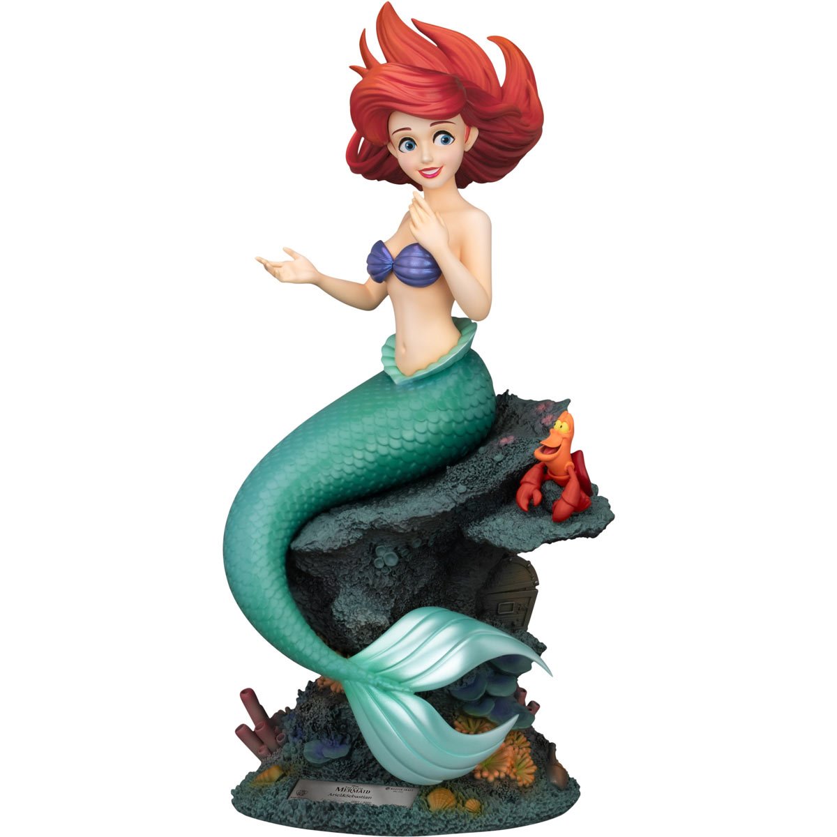 The Little Mermaid Master Craft Ariel and Sebastian Statue