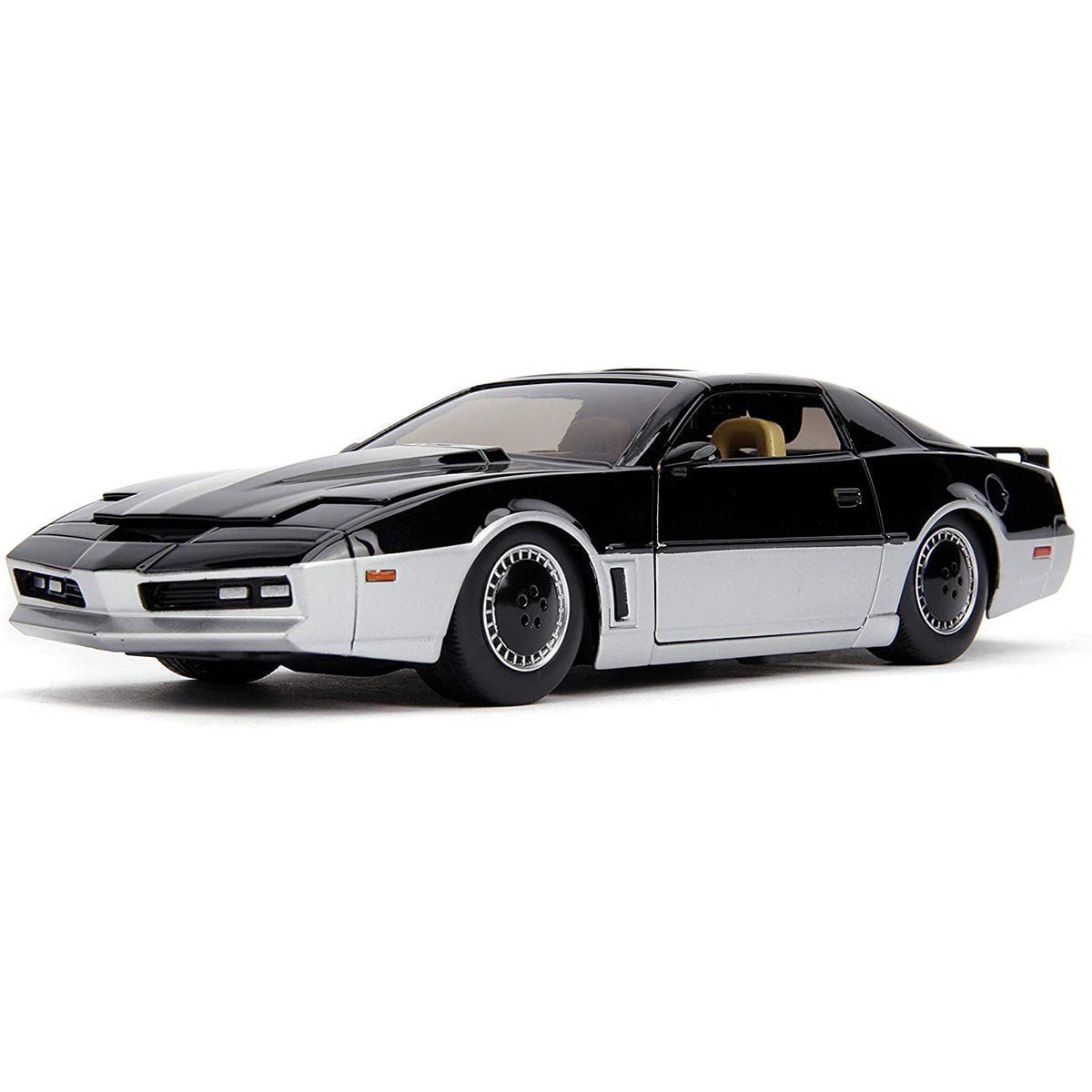 Hollywood Rides Knight Rider KARR 1982 Pontiac Trans Am 1:24 Scale Die-Cast Metal Vehicle with Lights