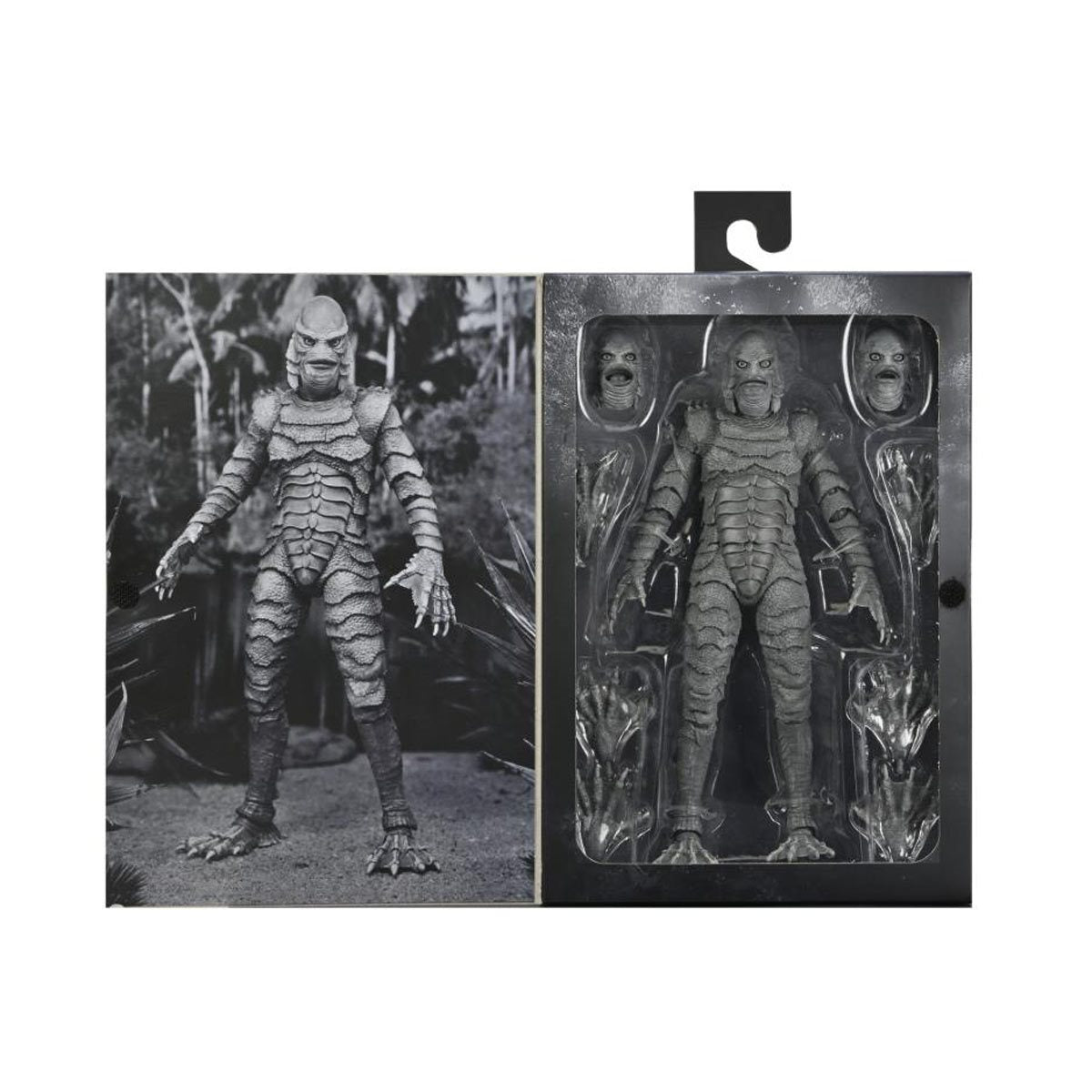 Universal Monsters Ultimate Creature from the Black Lagoon Black and White Version 7-Inch Action Figure