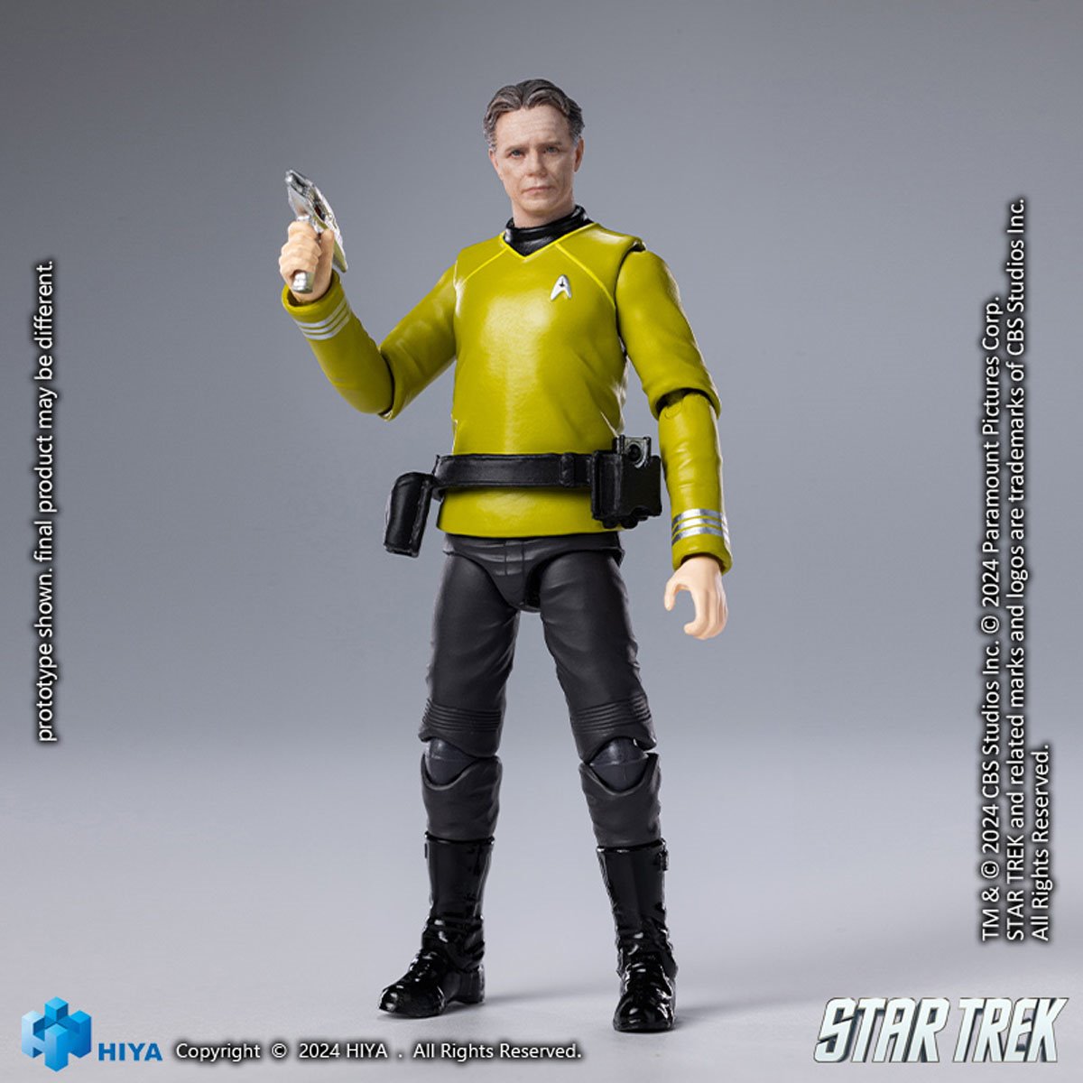Star Trek 2009 Captain Christopher Pike Exquisite Mini Series 1:18 Scale Action Figure