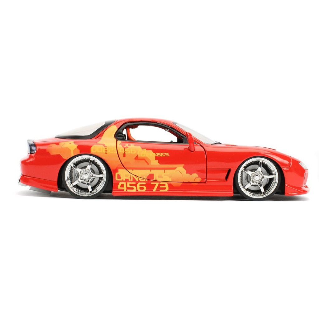 Fast and Furious Orange Julius's Mazda RX-7 1:24 Scale Die-Cast Metal Vehicle