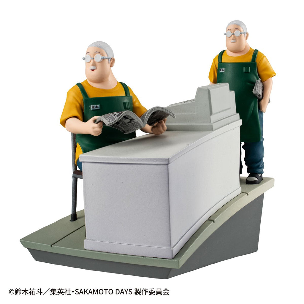 Sakamoto Days Cut Out Scenes Petritama EX Statue Set of 4