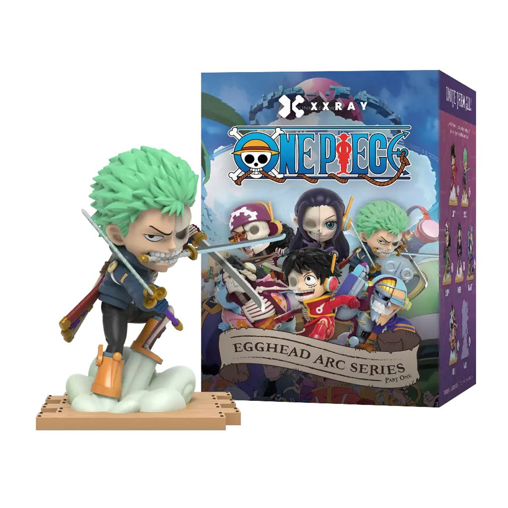 One Piece Series 9 Egghead Arc Edition Part 1 XXRAY Mini-Figure Display Tray of 6