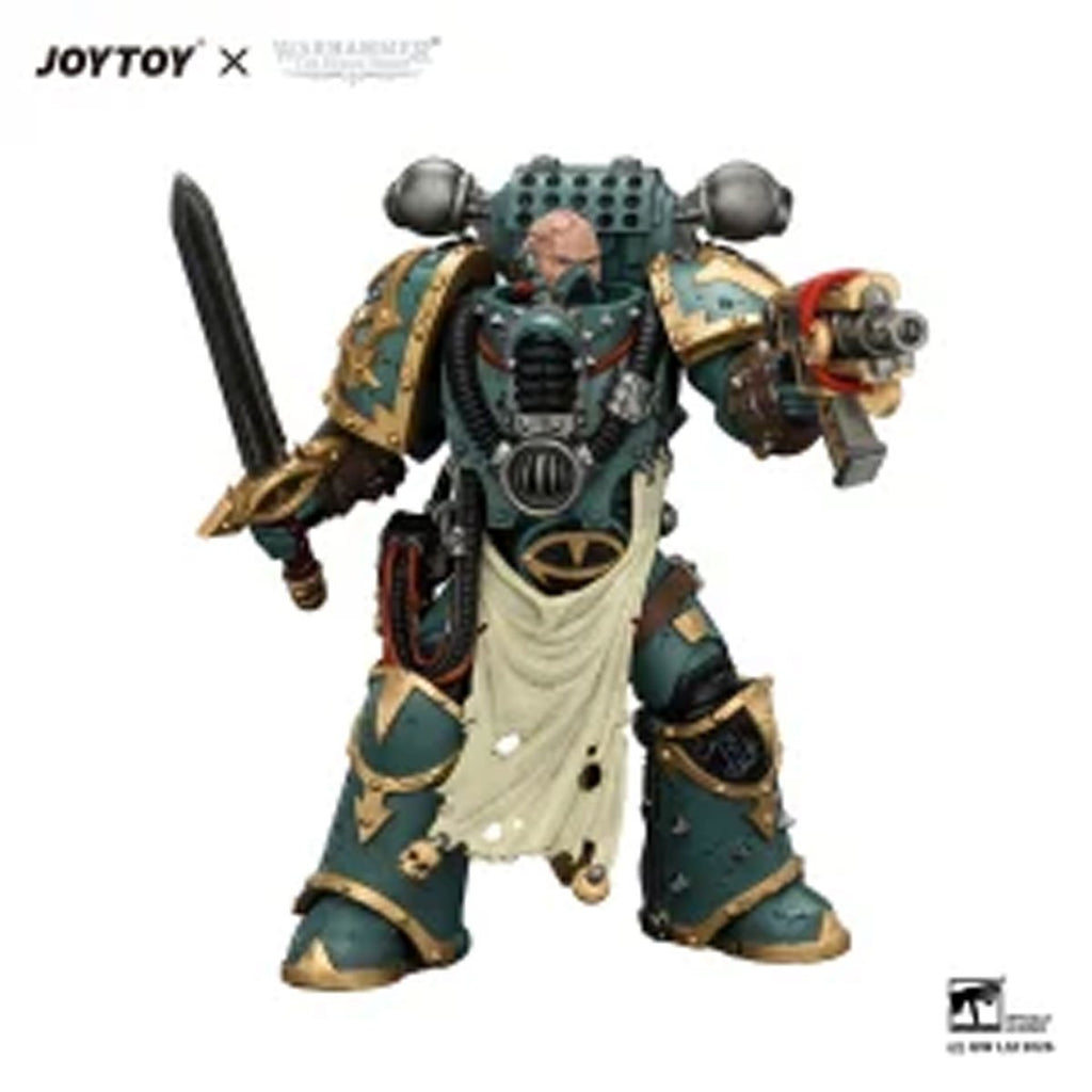 Joy Toy Warhammer Horus Heresy Sons of Horus Maloghurst the Twisted Legion Standard & Bolter 1:18 Scale Action Figure