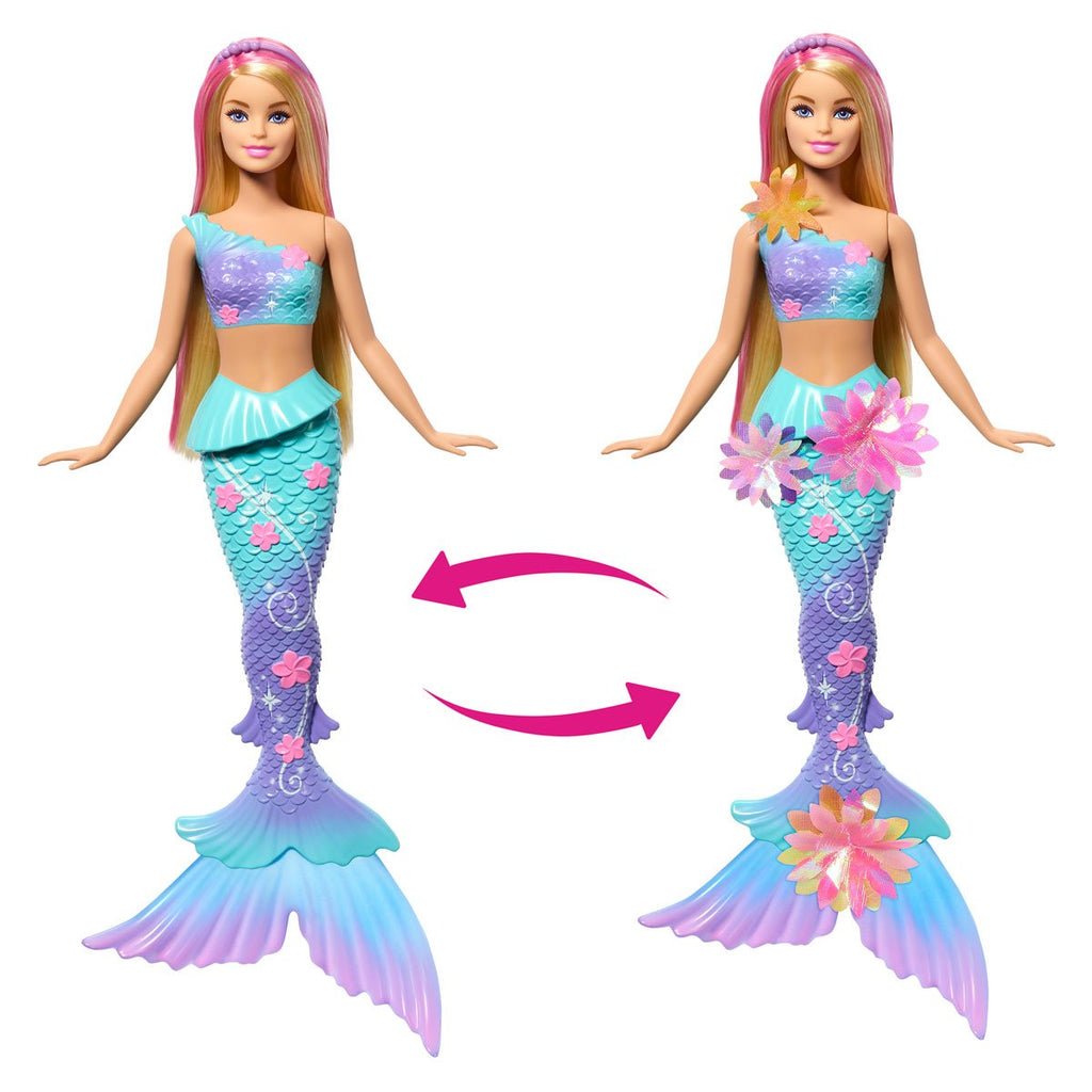 Barbie Flower Magic Mermaid Doll with Blonde Hair